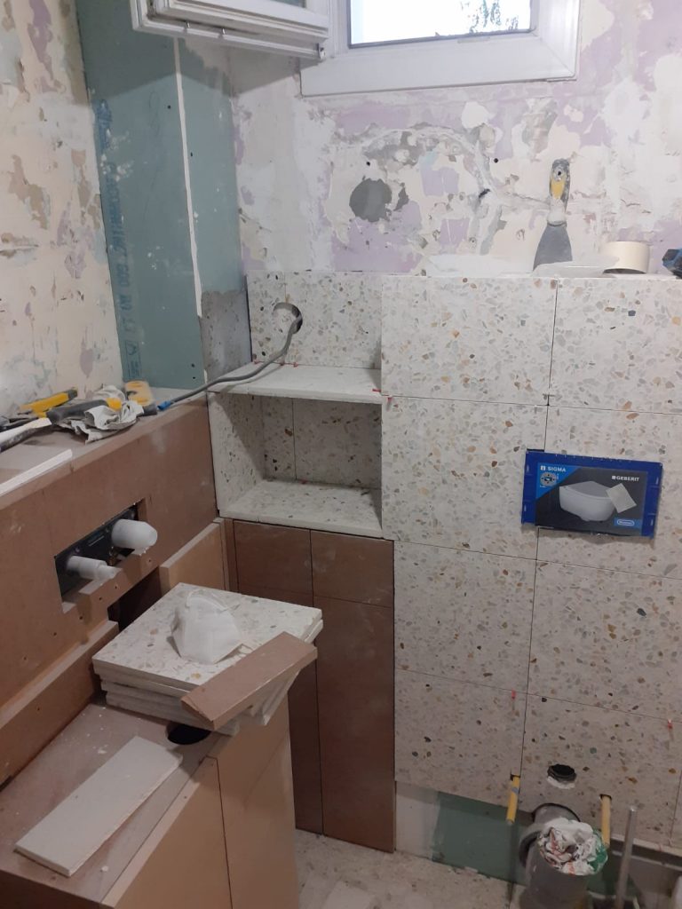 Rénovation d'une salle de bain après un dégât des eaux à Tremblay