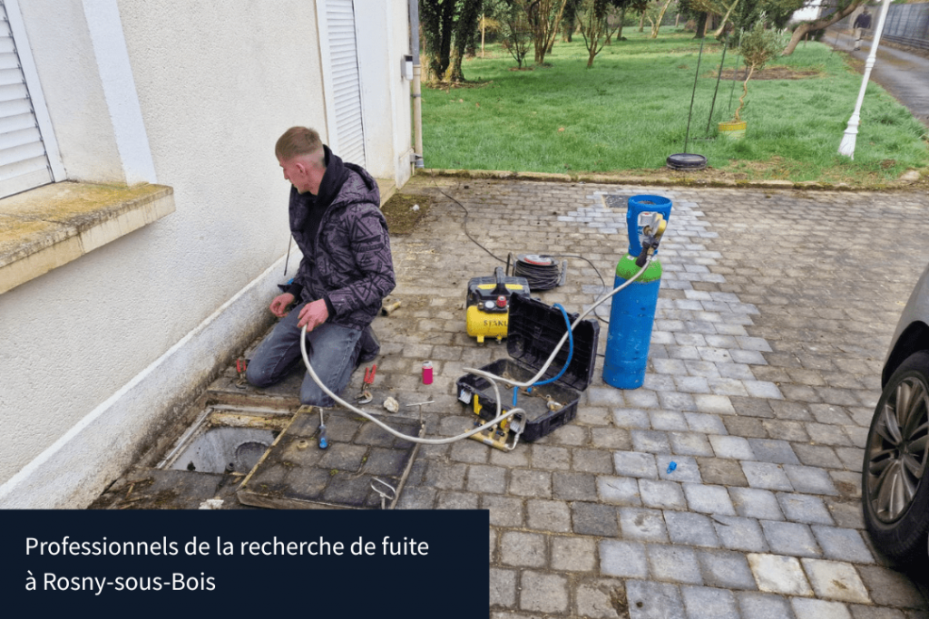 recherche de fuite à Rosny-sous-Bois